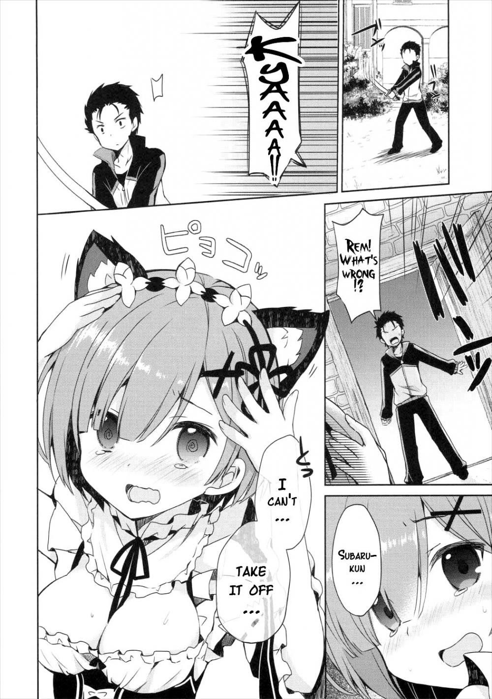 Hentai Manga Comic-Rem Nyan wa Hatsujouki-Read-5